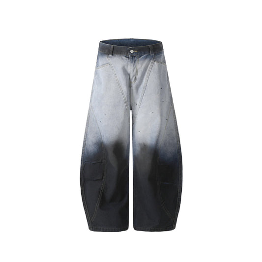 Washed Gradient Denim Jeans