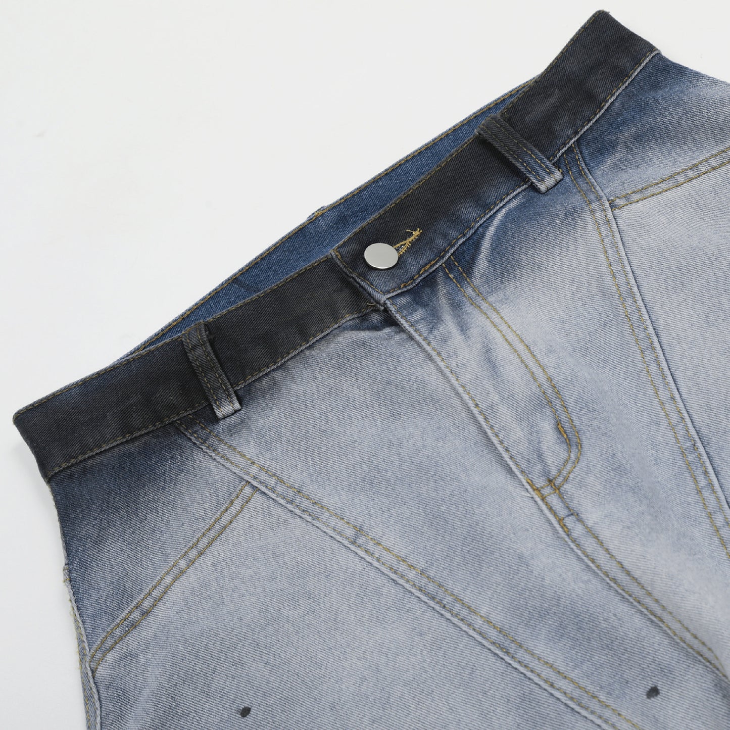 Washed Gradient Denim Jeans