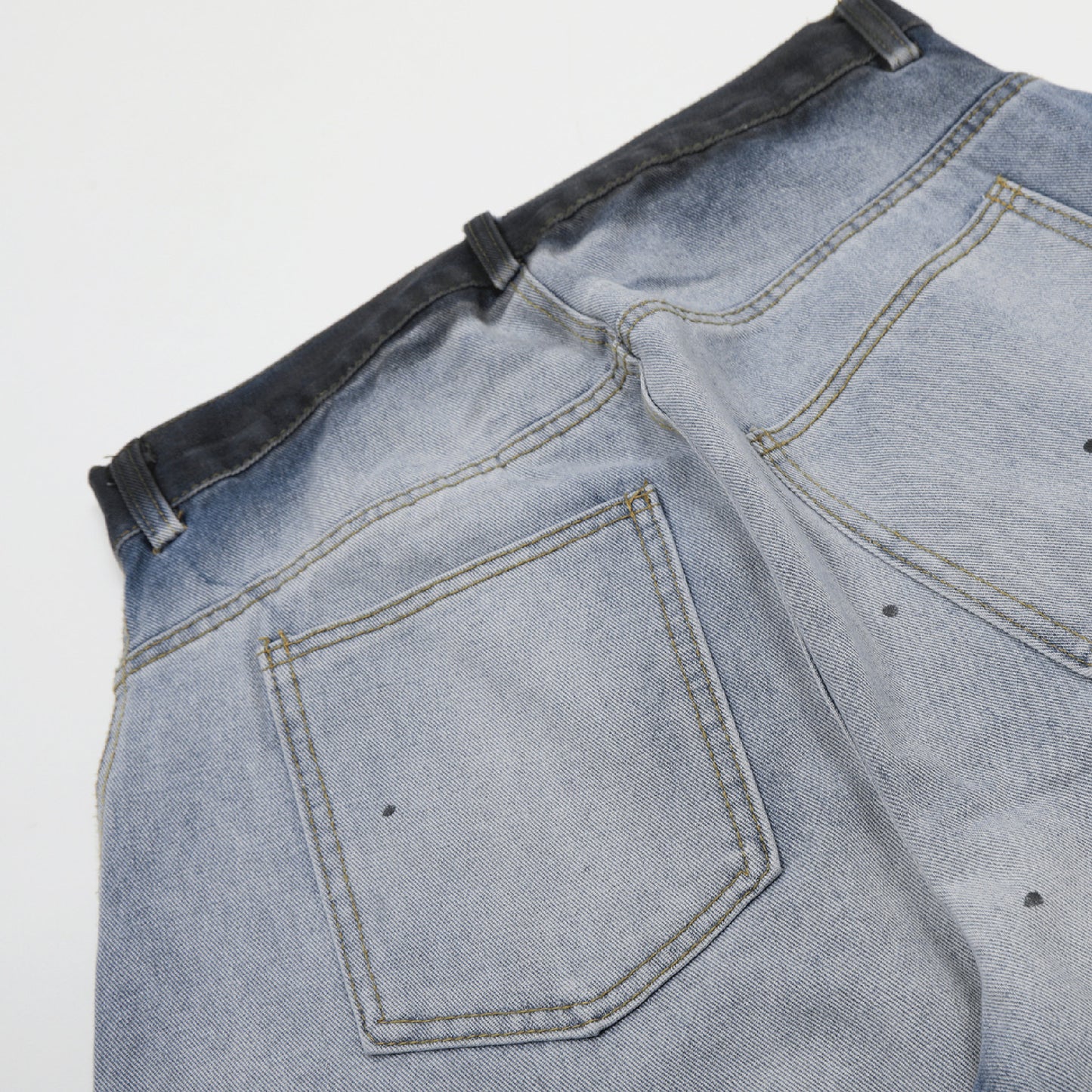 Washed Gradient Denim Jeans