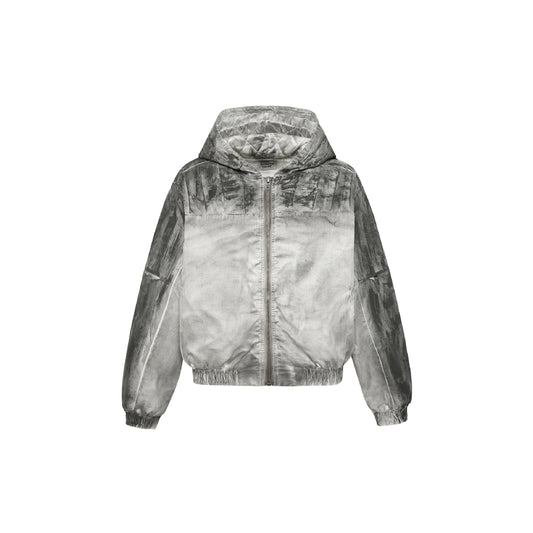 Washed Hooded Jacket
