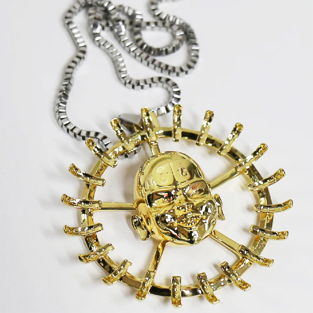 End flower pendant