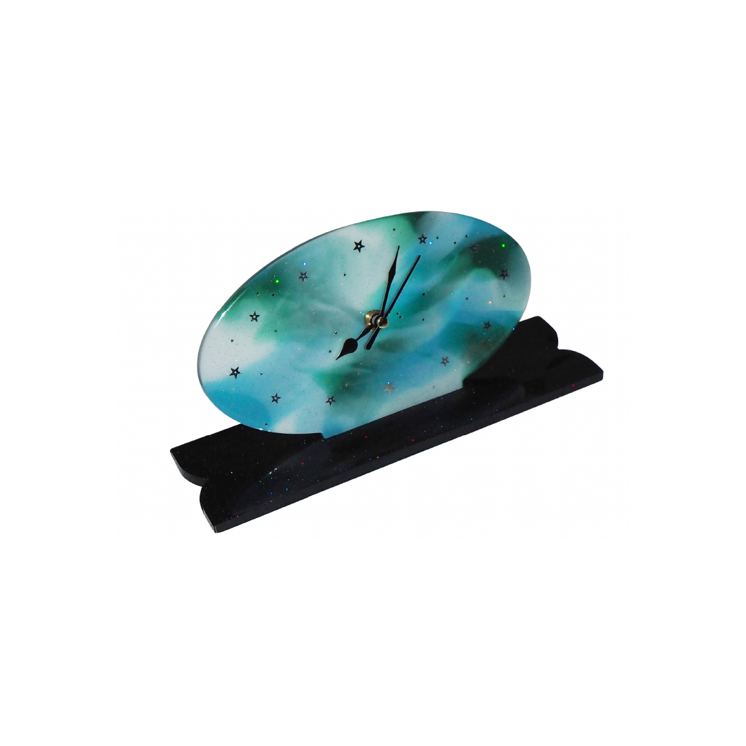 Earth table clock