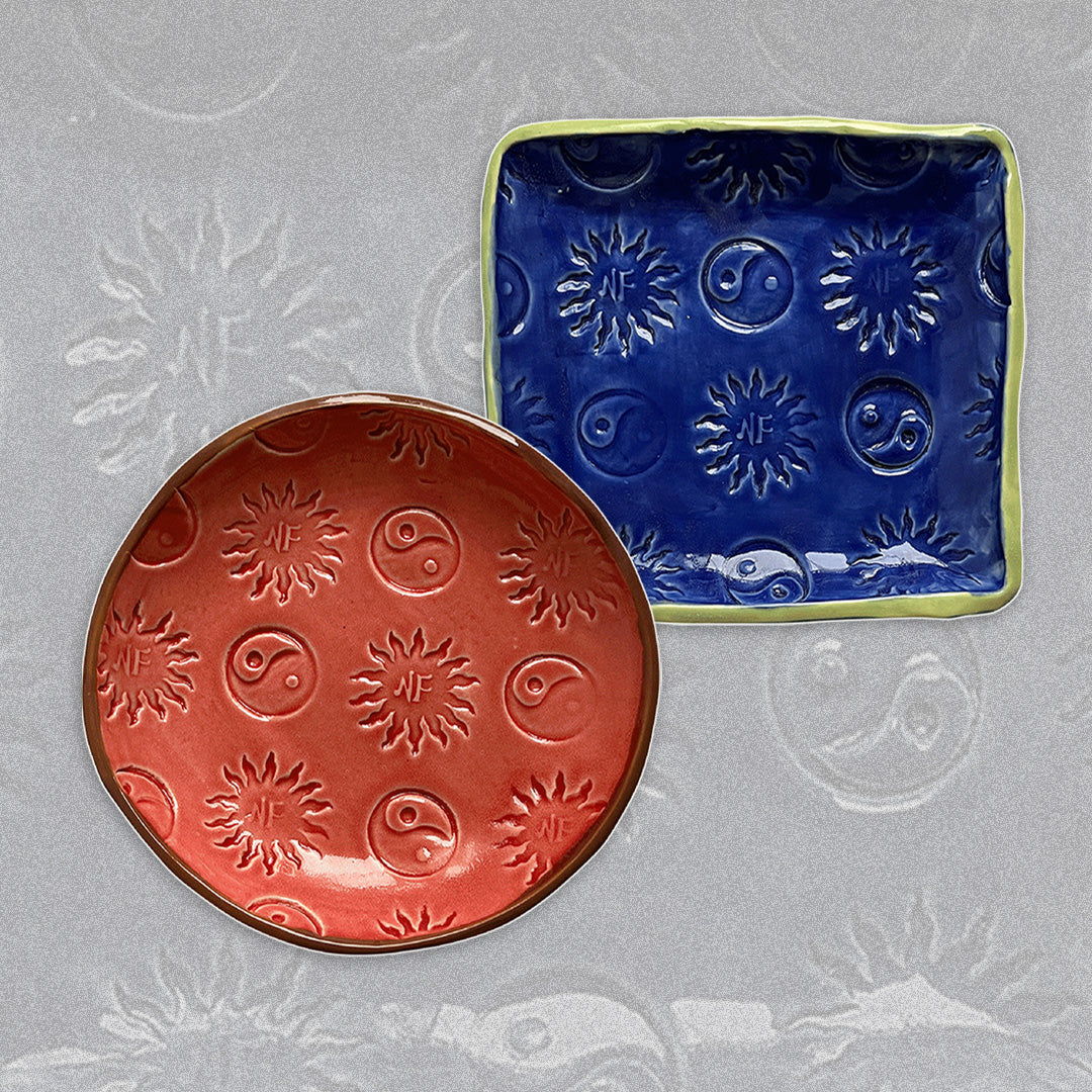 Sun&Yinyang stamp dish